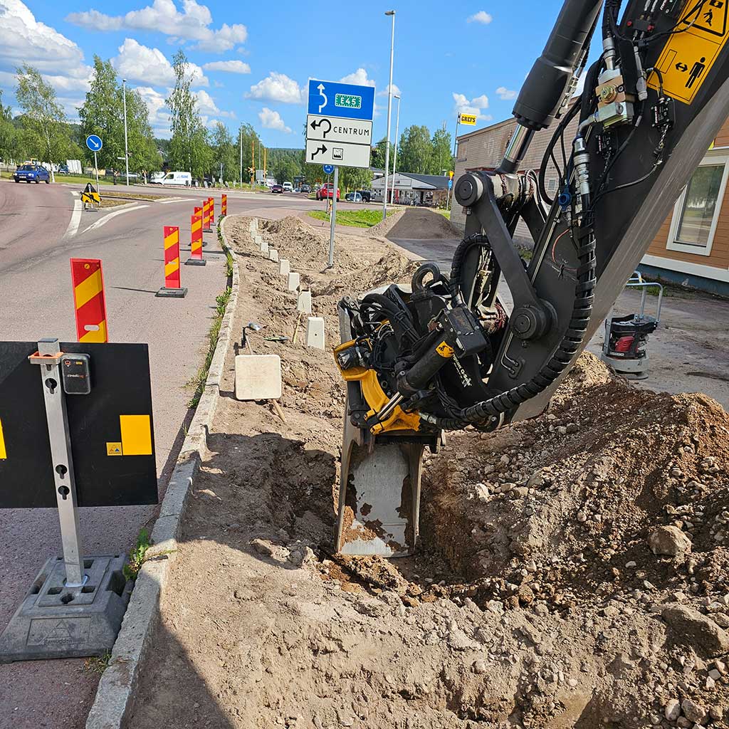 Vägrenovering i Mora och Orsa